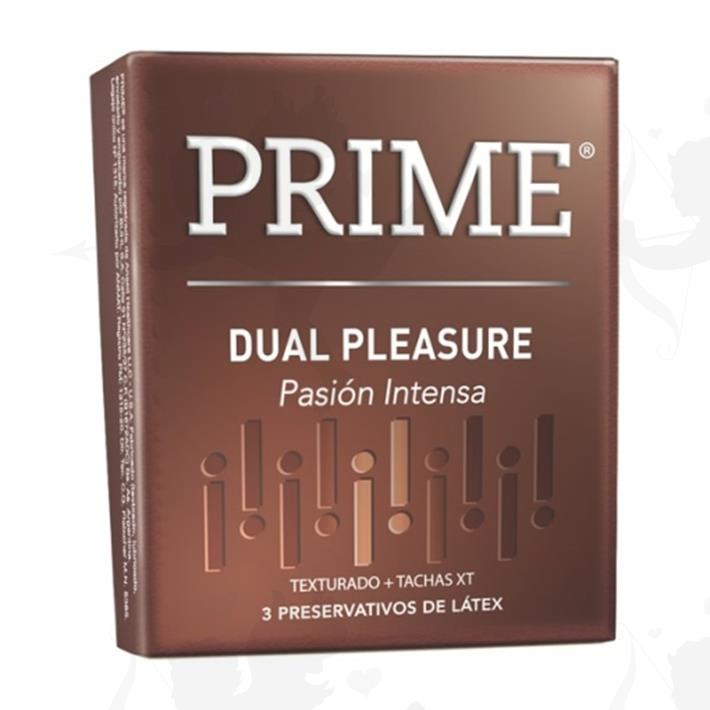 Cód: FP DUAL - Preservativo Prime Dual Pleasure - $ 450